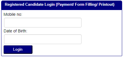 JNCU Registered Candidate Login 